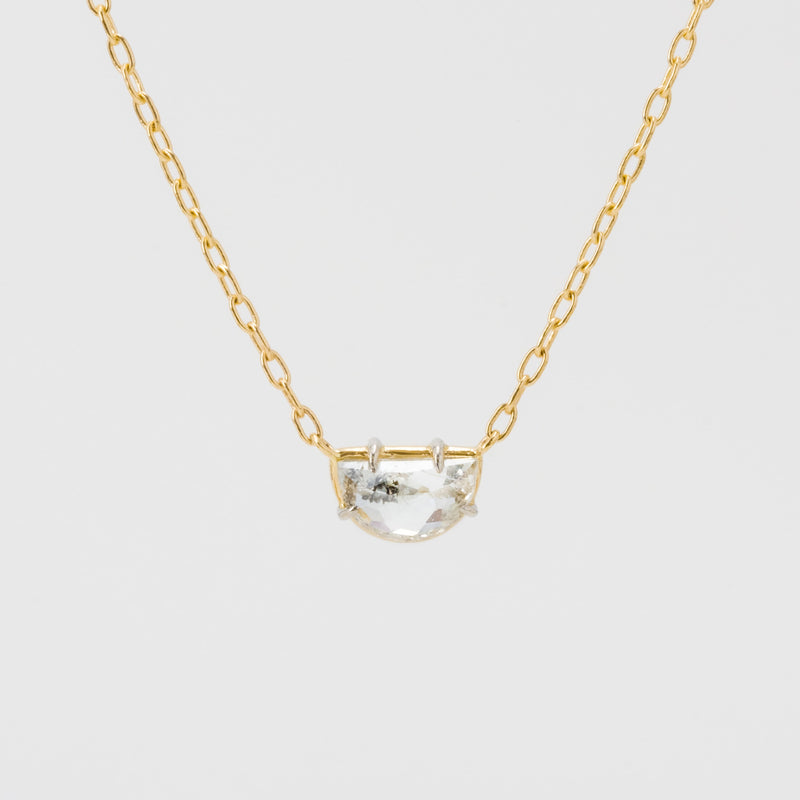 Stella Diamond Necklace Half moon – lily & co.