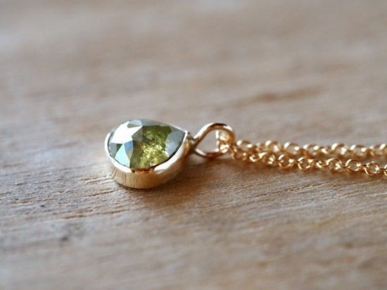 Muscat Drop Diamond Necklace