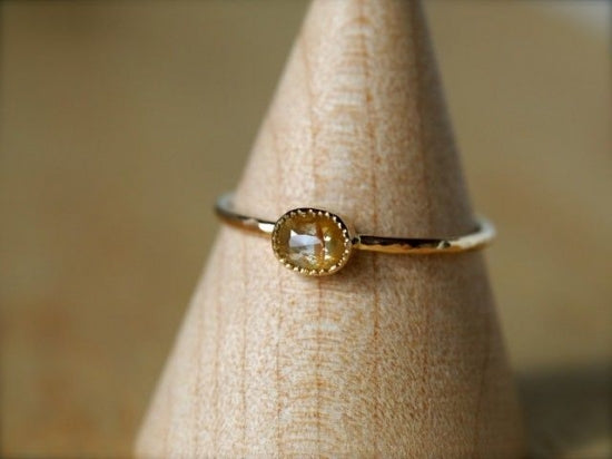 Komorebi Oval Diamond Ring