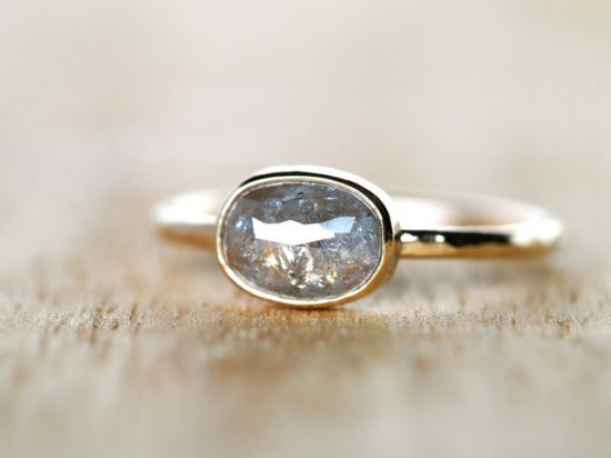 Sleeping Underwater Diamond Ring