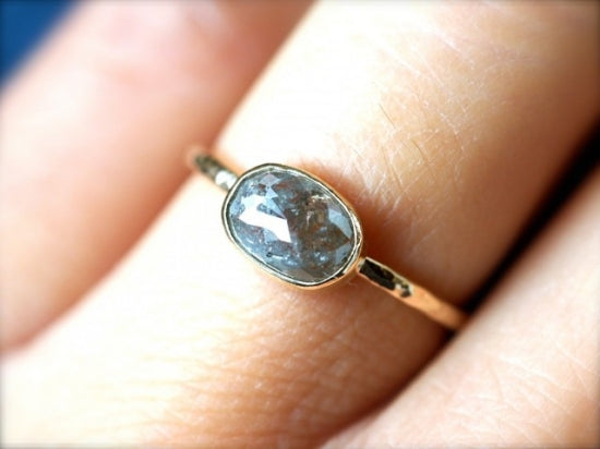 Sleeping Underwater Diamond Ring