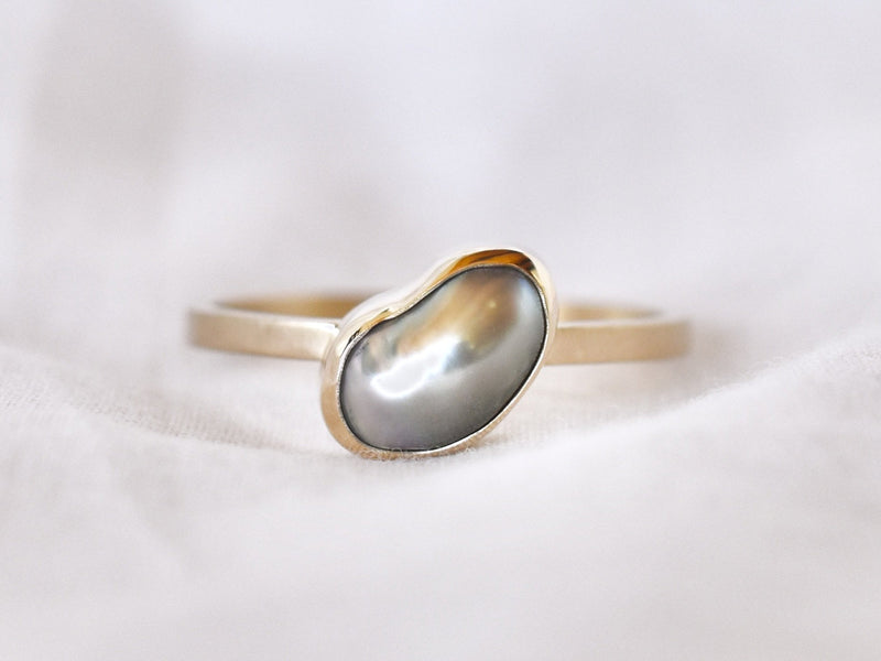 Keshi Pearl Ring size12