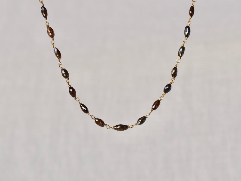 Chocolate diamonds eternity bracelet