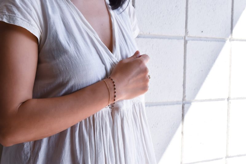 Chocolate diamonds eternity bracelet