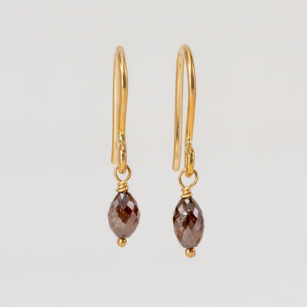 Chocolate diamond earrings