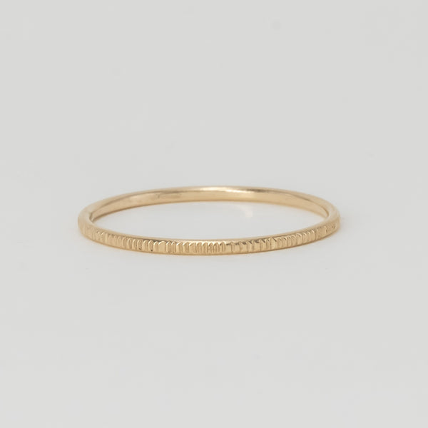 Milled Stacking Ring Fine