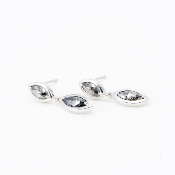 Double Marquise Diamond Earrings