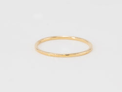 Hammered Stacking Ring Fine