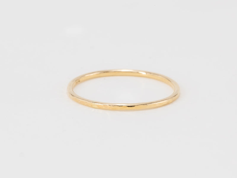 Hammered Stacking Ring Fine