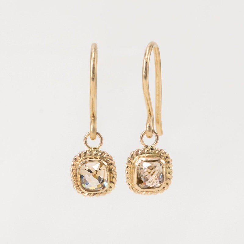 Lumiere Diamond Square Earrings
