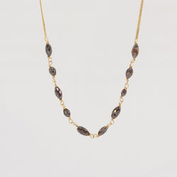 Chocolate diamonds necklace