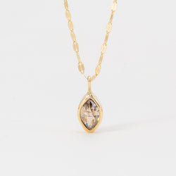 Champagne Marquise Diamond Necklace