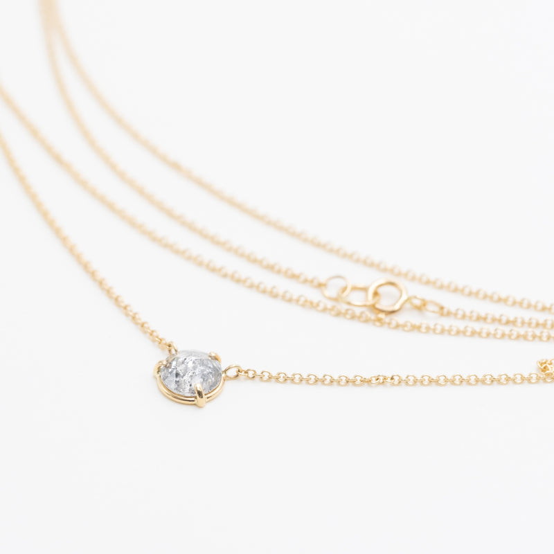 Stella Round Diamond Necklace