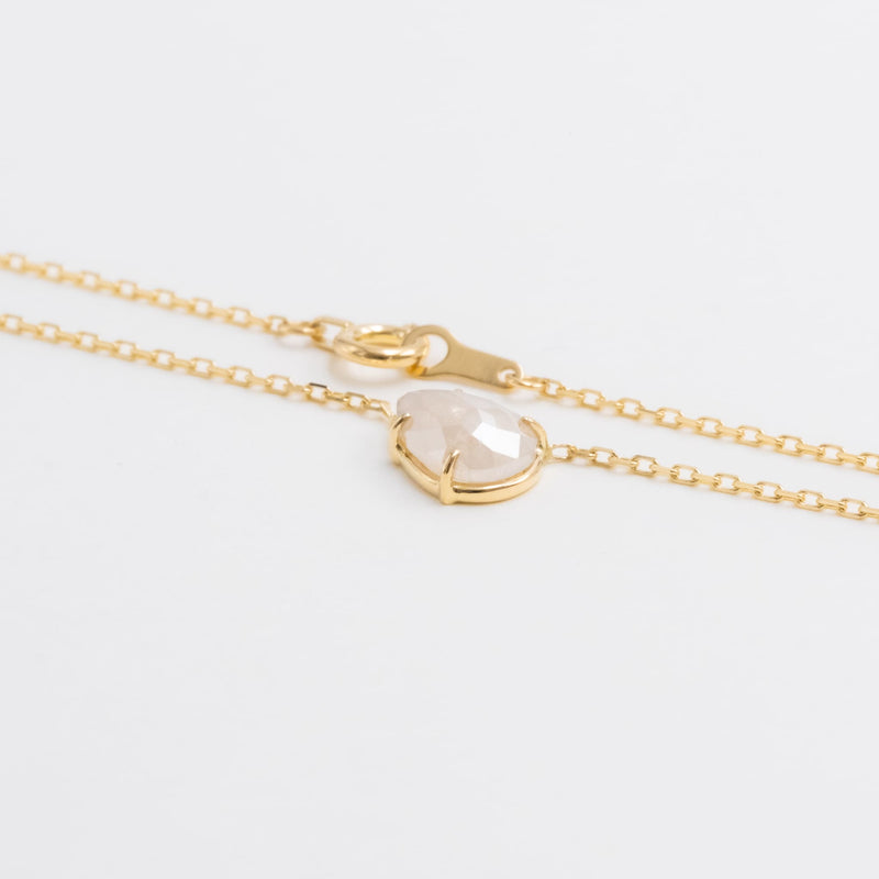 Milky Drop Diamond Necklace