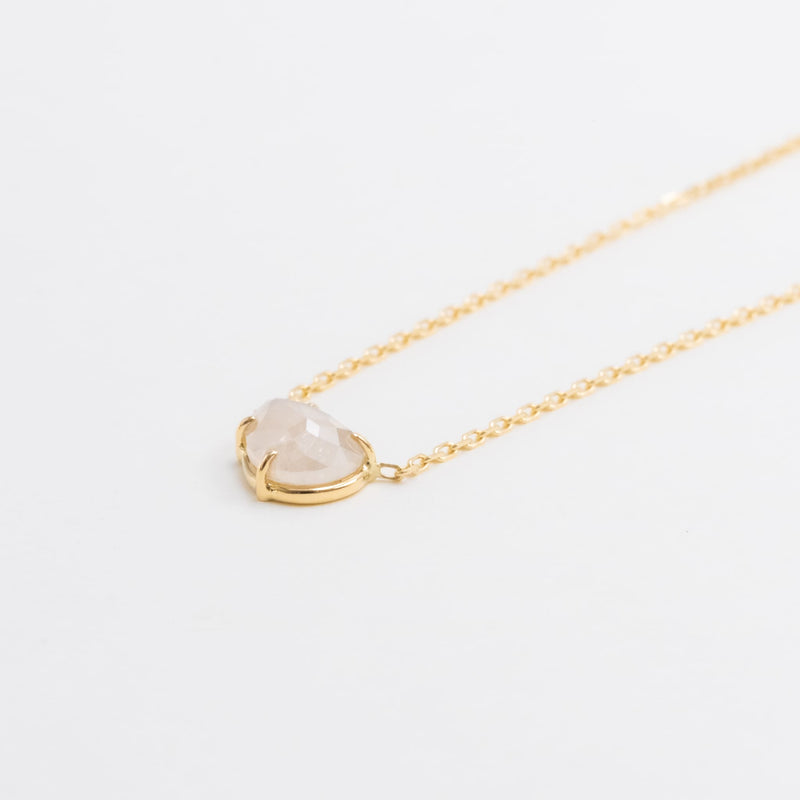 Milky Drop Diamond Necklace