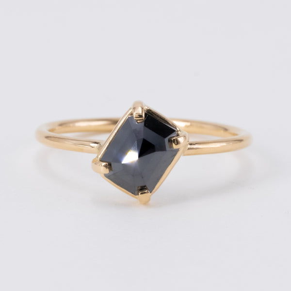 Noir Rectangle Diamond Ring
