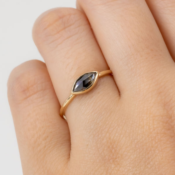 Noir Marquise Diamond Ring