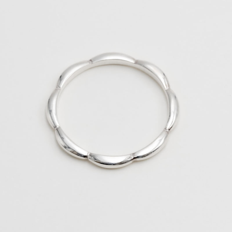 Ripple Ring Silver