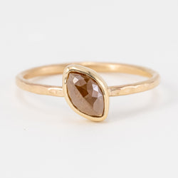 Chocolate Marquise Diamond Ring