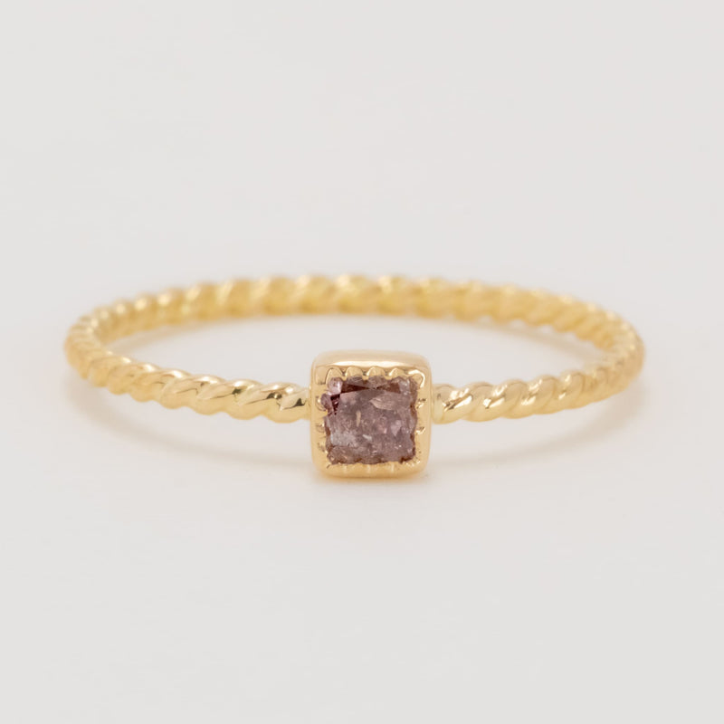 Lavender Diamond Ring