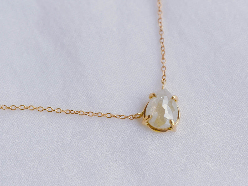 Ice Mint Drop Diamond Necklace
