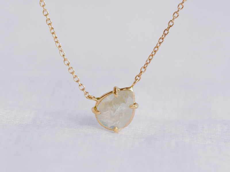 Ice Mint Drop Diamond Necklace