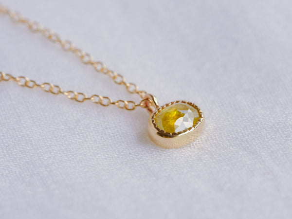 Fennel Flower Diamond Necklace