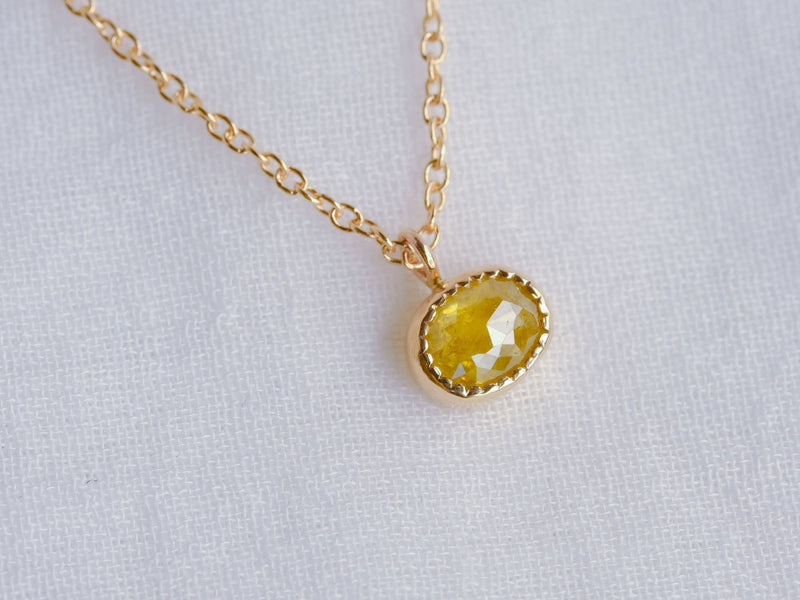 Fennel Flower Diamond Necklace