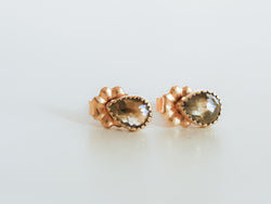 Moss lake diamond earrings