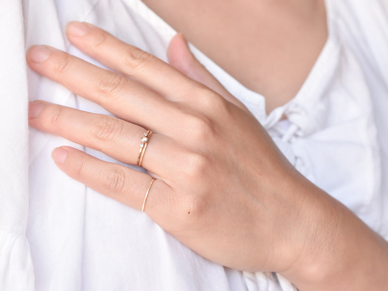 littlest bouquet ring white clover