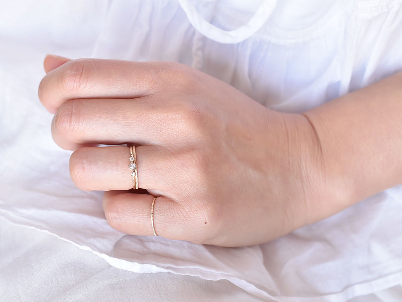 littlest bouquet ring white clover