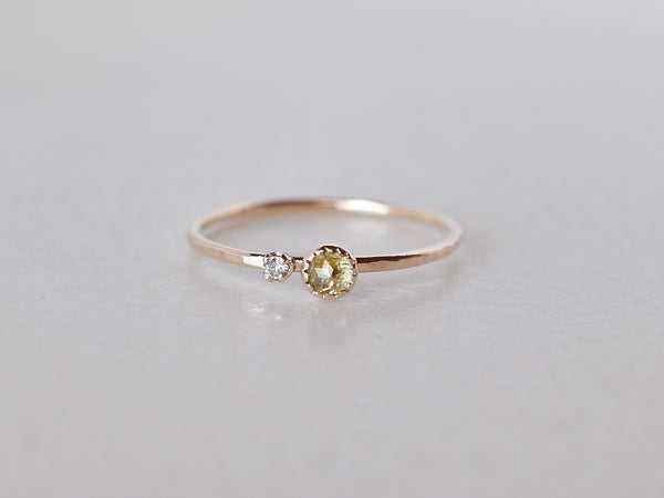 littlest bouquet ring mimosa