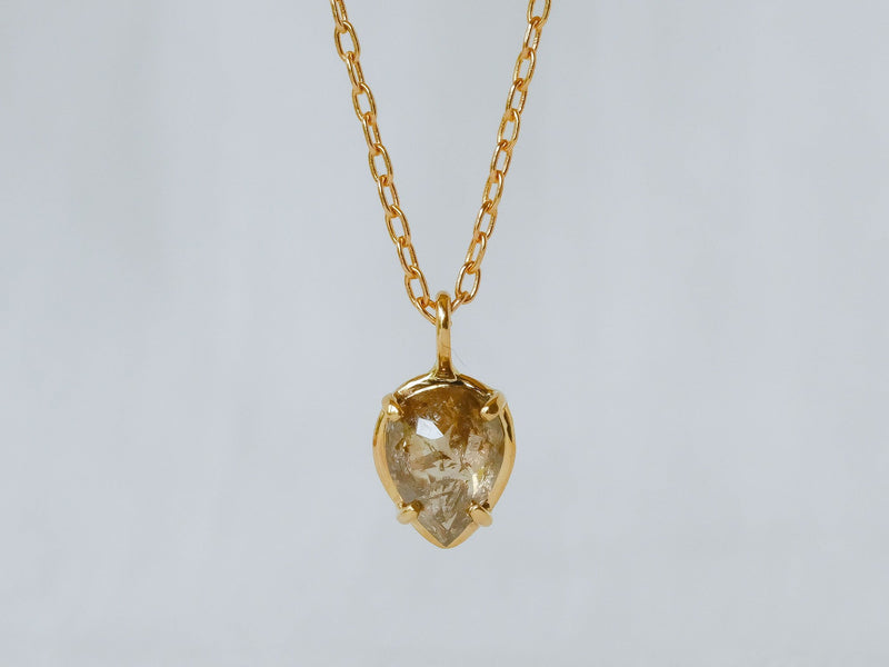 Cinnamon Brown Diamond Necklace