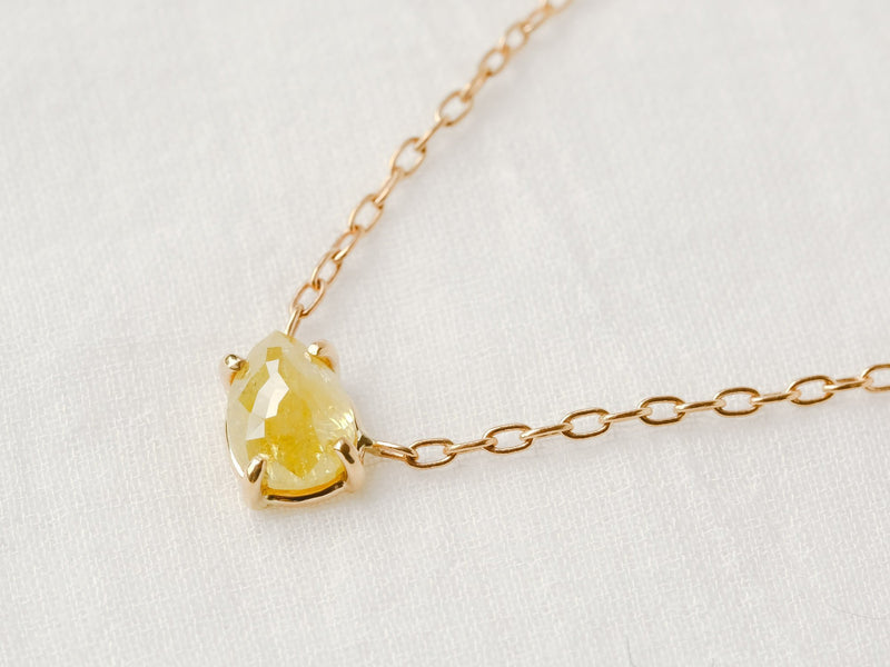 Lemon Drop Diamond Necklace