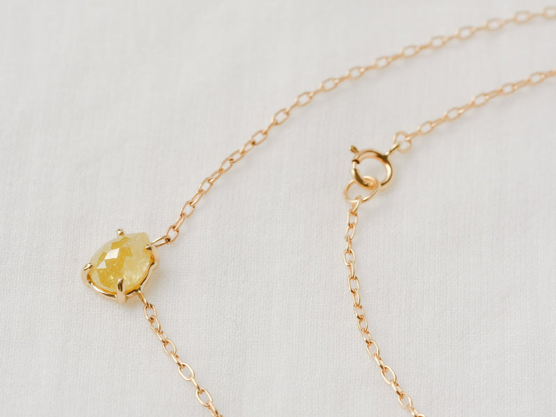 Lemon Drop Diamond Necklace
