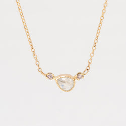 littlest bouquet Diamond Necklace Forget-me-not